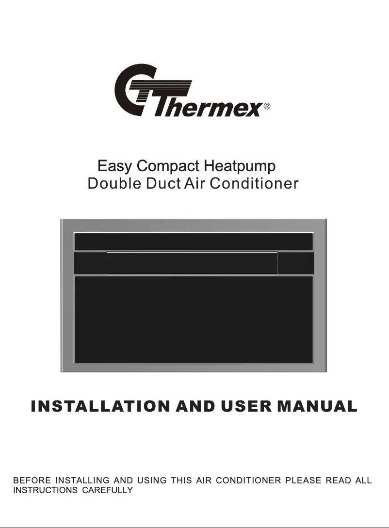 Page 1 de la notice Manuel utilisateur Thermex Easy Compact Heatpump