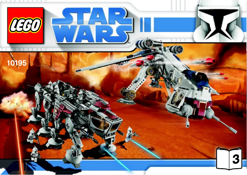 Image de la première page du manuel de l'appareil Republic Dropship with AT-OT Walker (TM)