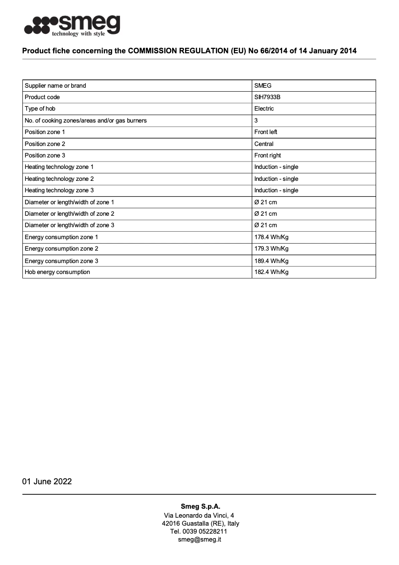 Image de la première page du manuel de l'appareil SIH7933B