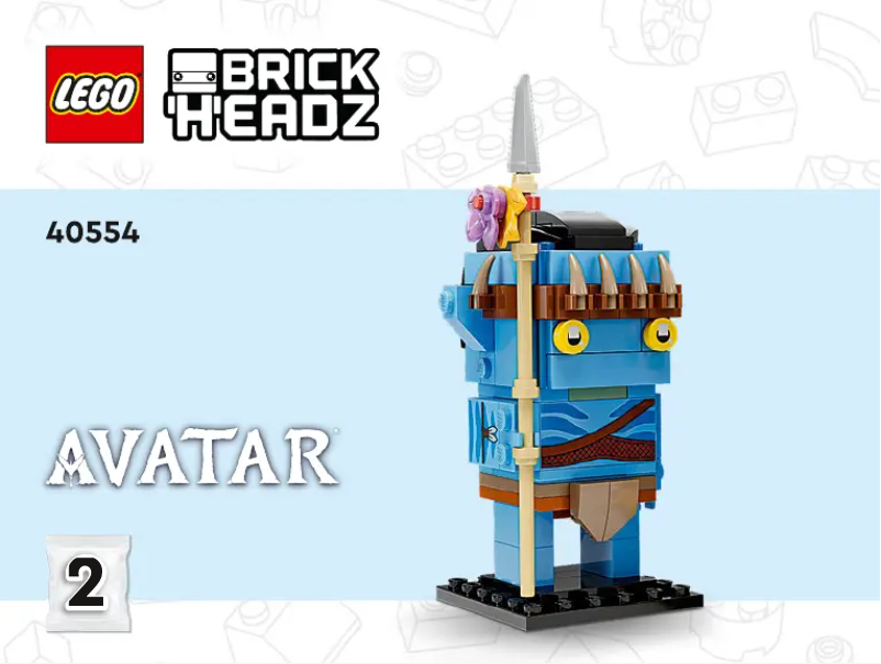 Page n°1 - Manuel utilisateur Lego Brickheadz 40554