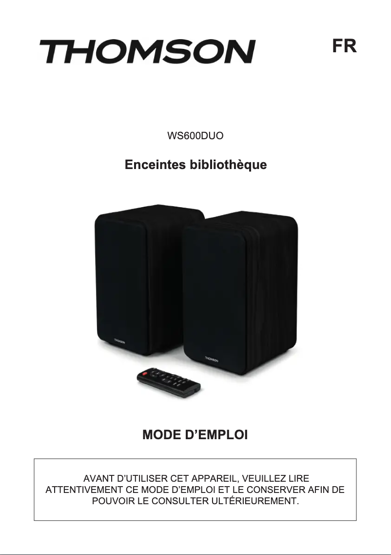 Image de la première page du manuel de l'appareil WS602DUO