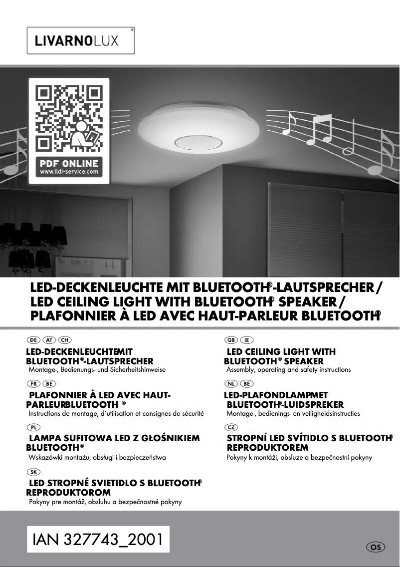 Image de la première page du manuel de l'appareil IAN 327743