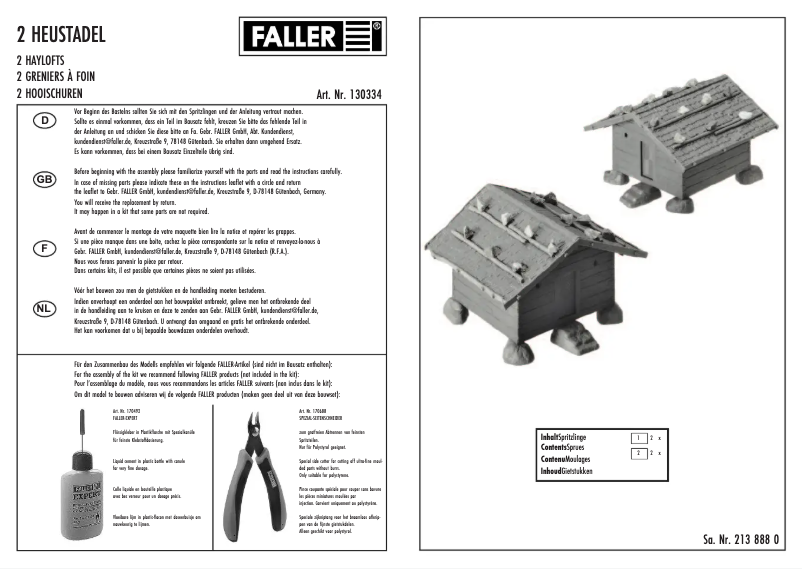Page 1 de la notice Manuel utilisateur Piko 130334