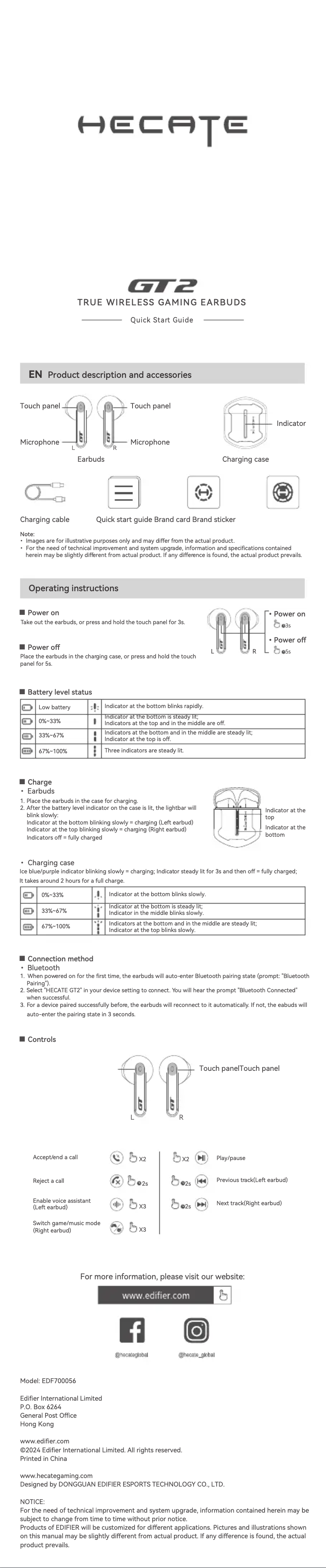 Image de la première page du manuel de l'appareil GT2