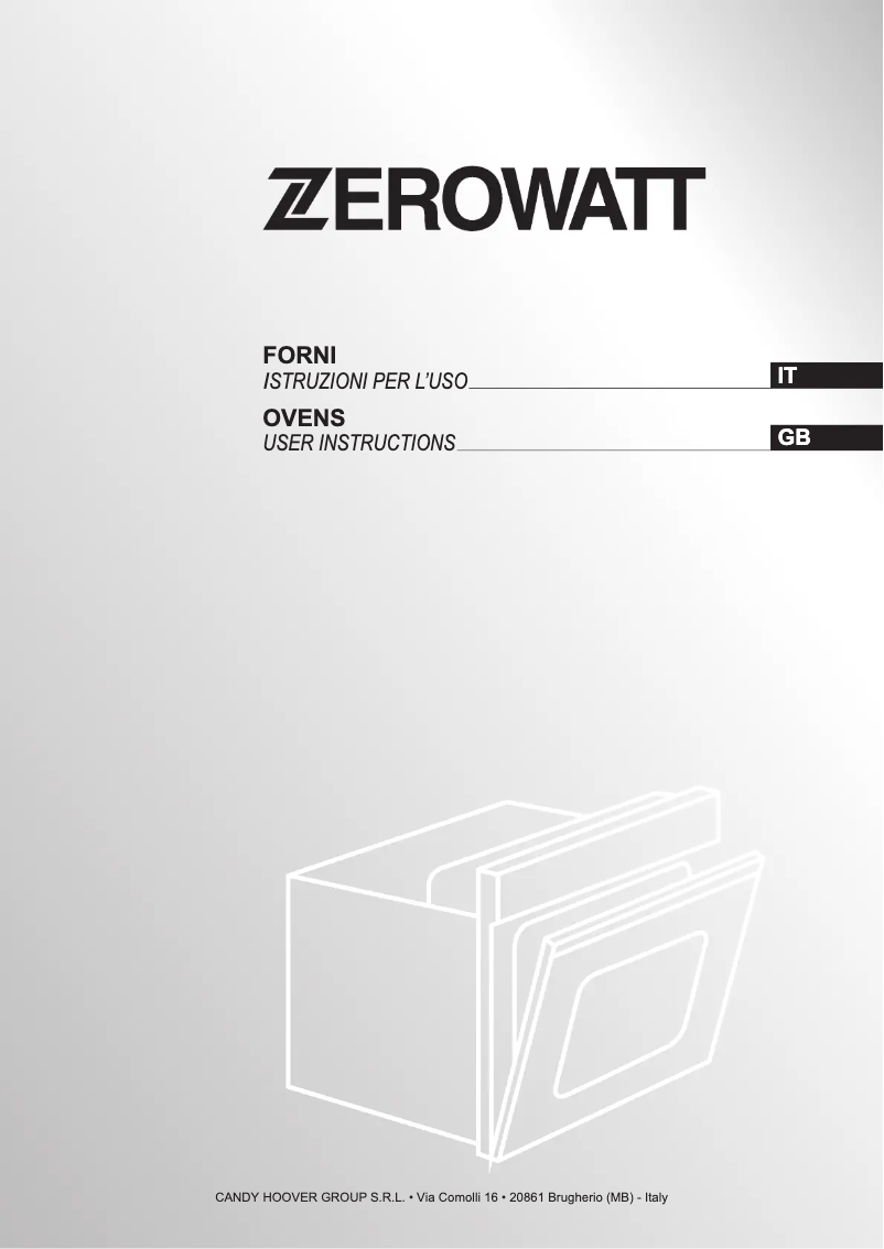 Page n°1 - Manuel utilisateur Zerowatt ZFFS302NX/E