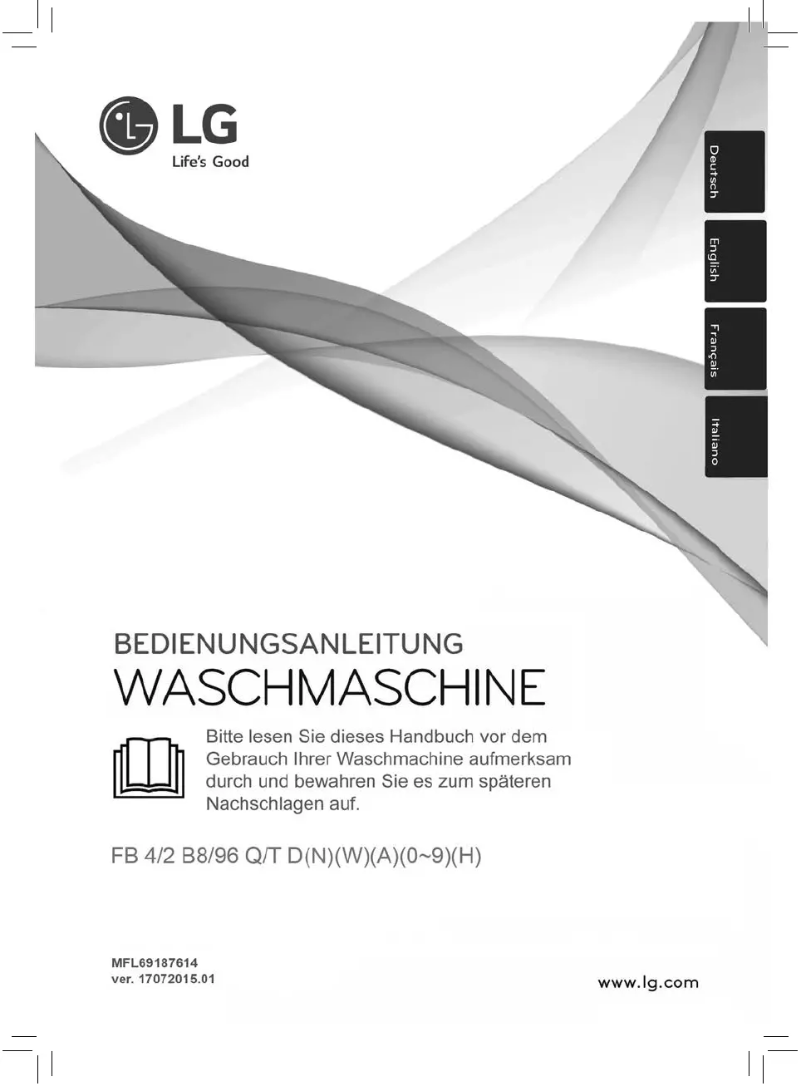 Page 1 de la notice Manuel utilisateur LG FB4B8TDA