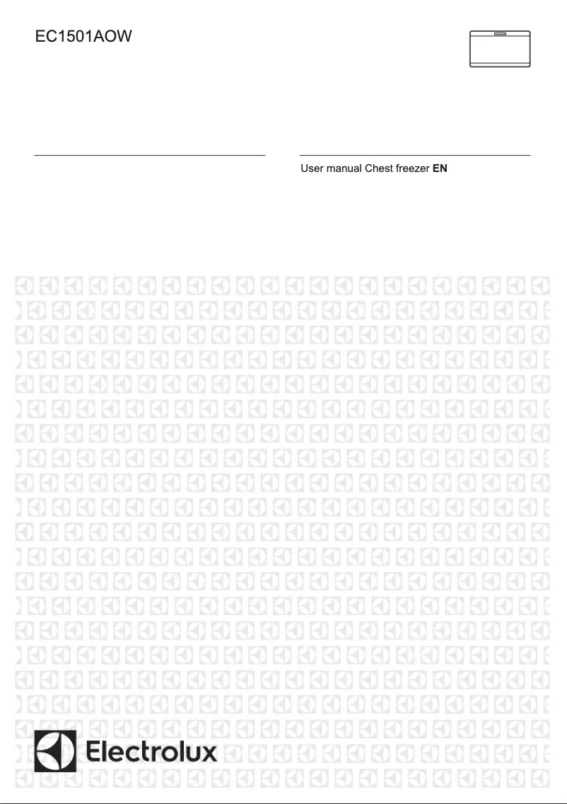 Page 1 de la notice Manuel utilisateur Electrolux EC1501AOW