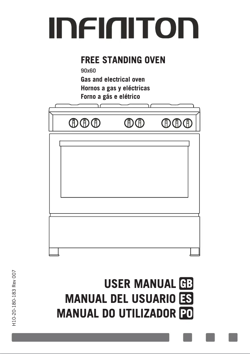 Page 1 de la notice Manuel utilisateur Infiniton CC9090HGCX