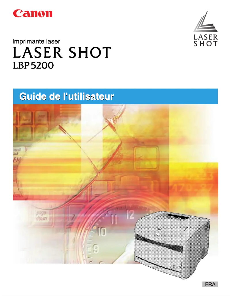 Page n°1 - Manuel utilisateur Canon i-SENSYS LBP5200