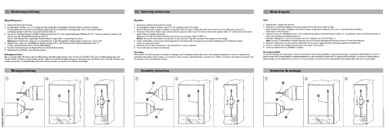 Page 1 de la notice Manuel utilisateur Xavax 00110892