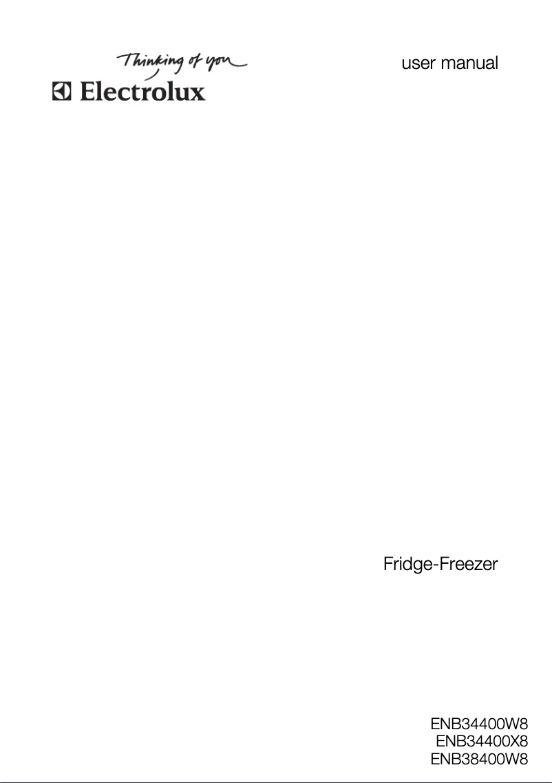 Image de la première page du manuel de l'appareil ENB3440