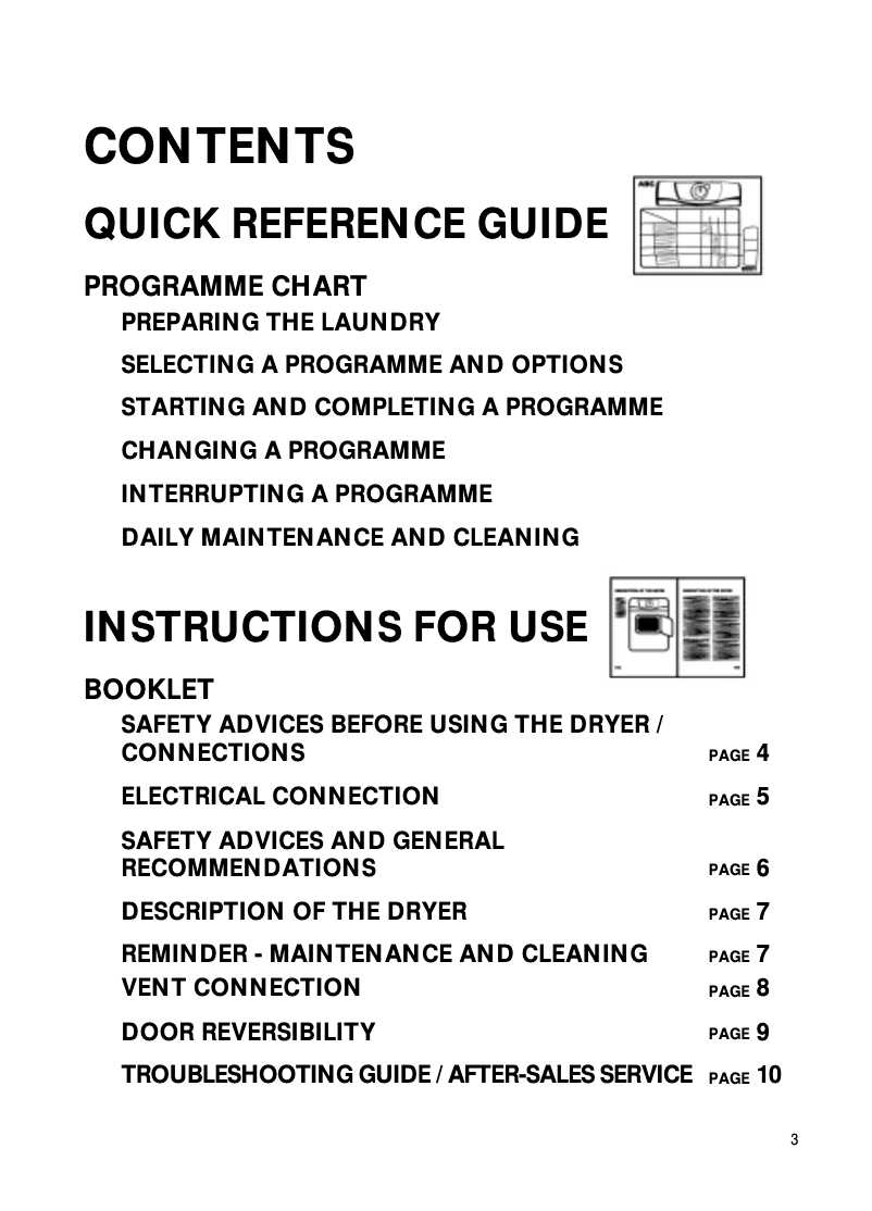 Página 1 del manual Manual de usuario Whirlpool AWZ 3308