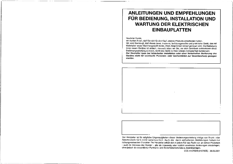 Page 1 de la notice Manuel utilisateur Smeg SE435X