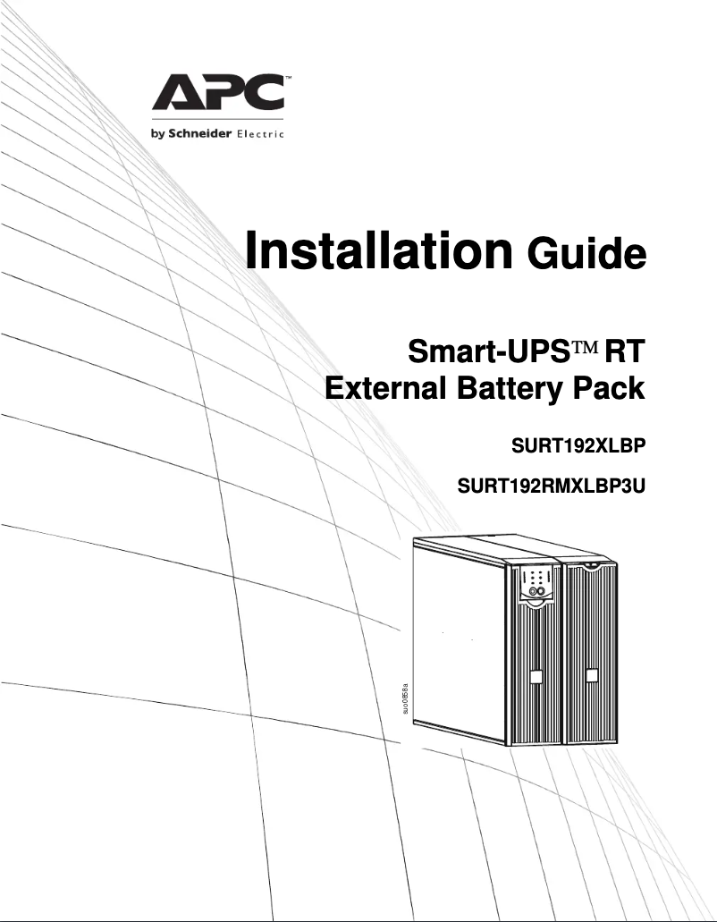 Page n°1 - Manuel utilisateur APC Smart-UPS SURT192RMXLBP3U