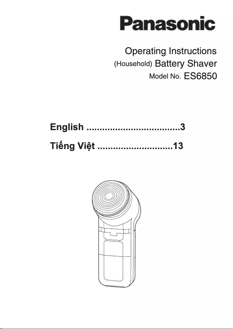 Imagen de la primera página del manual del dispositivo ES6850