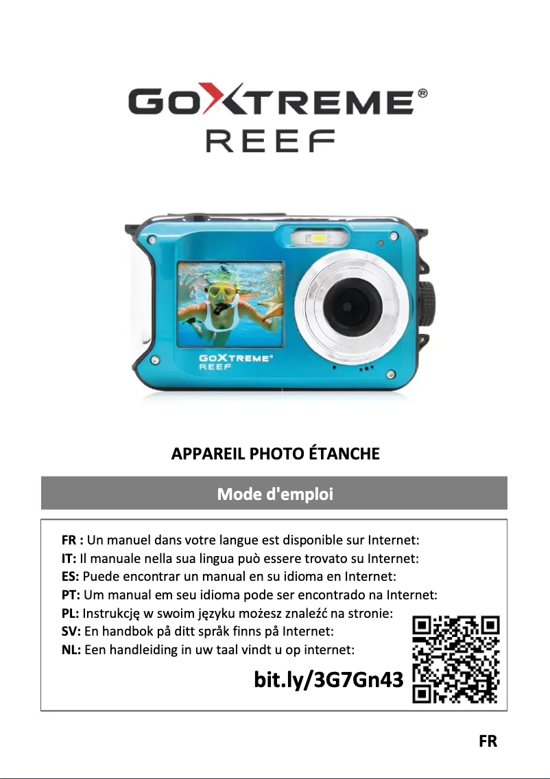Page 1 de la notice Manuel utilisateur GoXtreme Reef