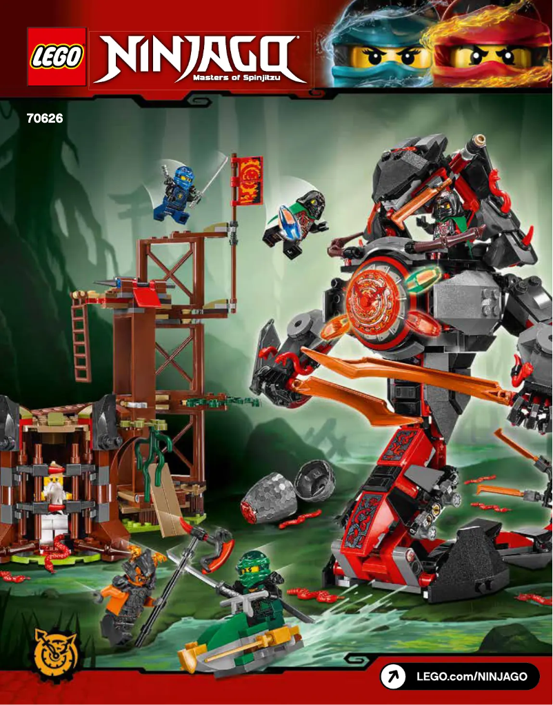 Page n°1 - Manuel utilisateur Lego Ninjago 70626