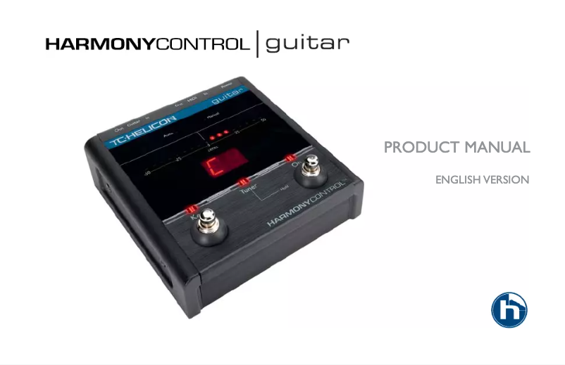 Image de la première page du manuel de l'appareil HarmonyControl