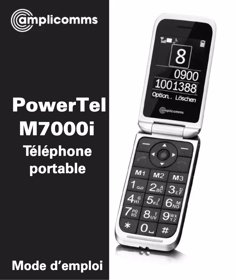 Page n°1 - Manuel utilisateur Amplicom PowerTel M7000i