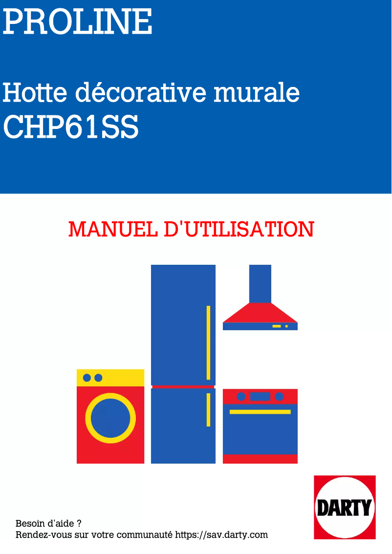 Image de la première page du manuel de l'appareil CHP91SS