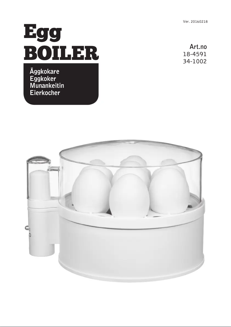 Page n°1 - Manuel utilisateur Clas Ohlson EB6010