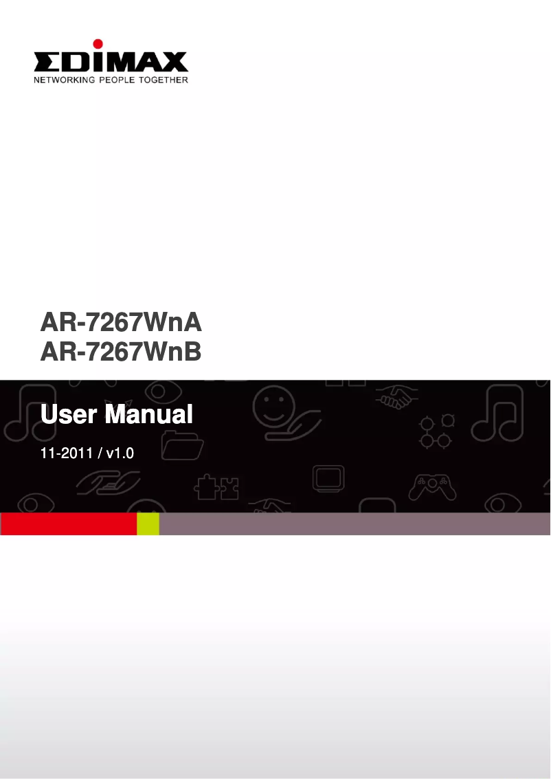 Image de la première page du manuel de l'appareil AR-7267WnB