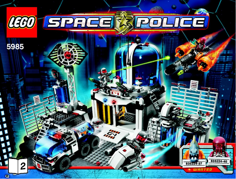 Image de la première page du manuel de l'appareil Space Police 5985