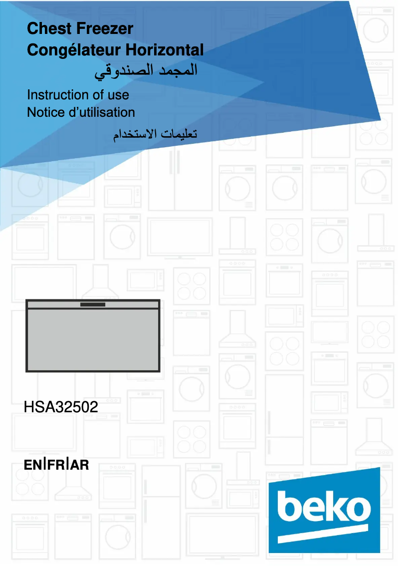 Page n°1 - Manuel utilisateur Beko HSA32502