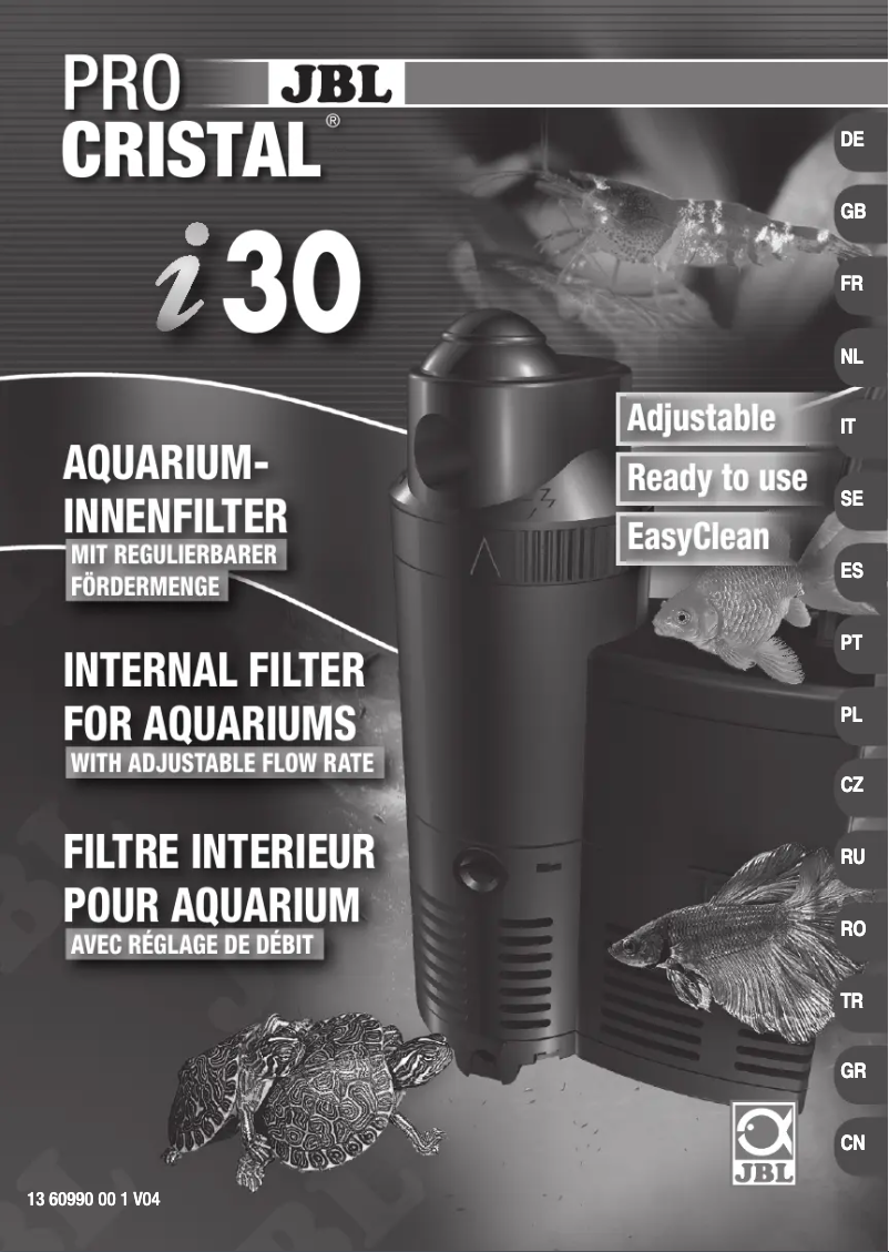 Image de la première page du manuel de l'appareil Pro Cristal i30