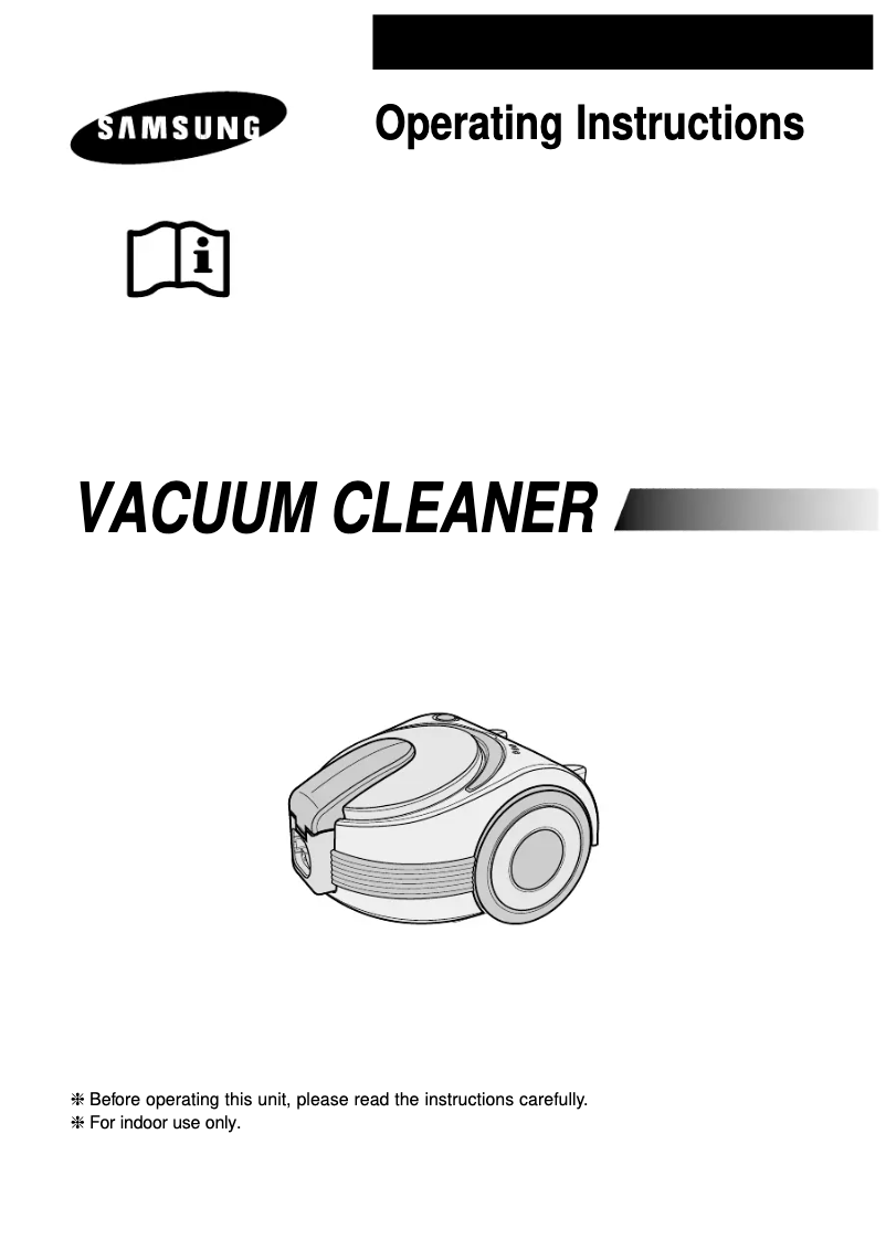 Page 1 de la notice Manuel utilisateur Samsung SC7061