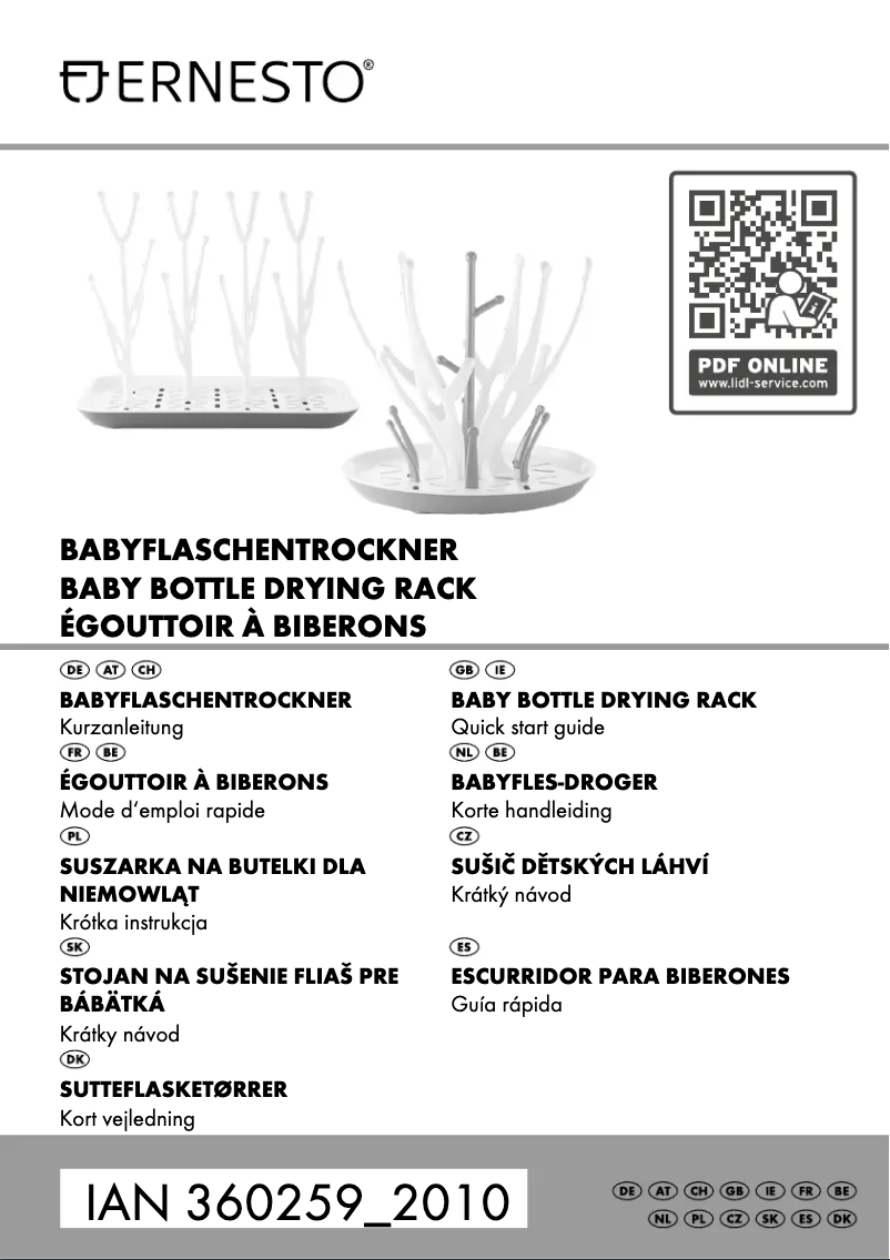 Page 1 de la notice Manuel utilisateur Ernesto IAN 360259