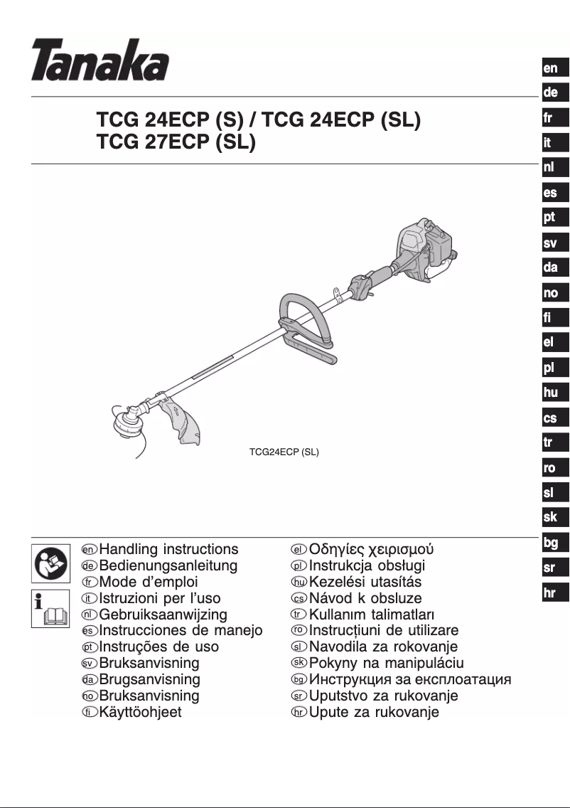 Page n°1 - Manuel utilisateur Tanaka TCG 24ECP(S)