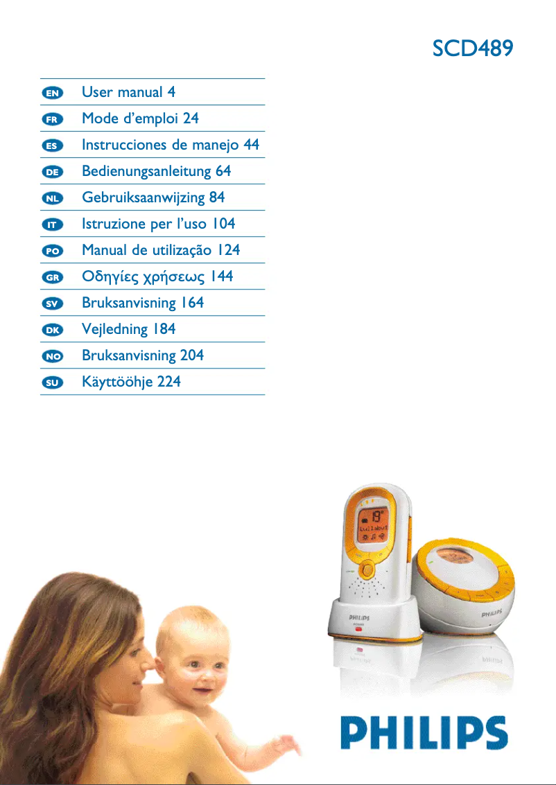 Page 1 de la notice Mode d'emploi Philips SCD489