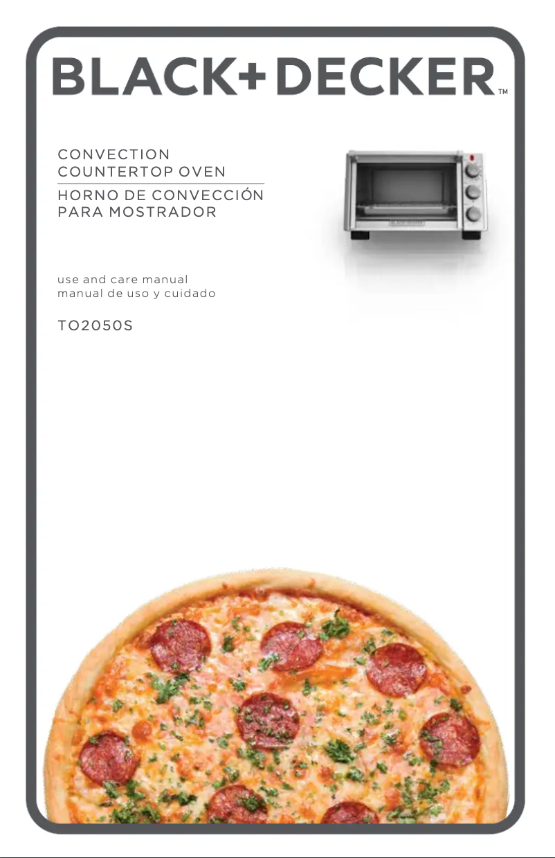 Imagen de la primera página del manual del dispositivo TO2050S