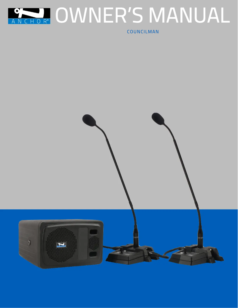 Image de la première page du manuel de l'appareil Councilman