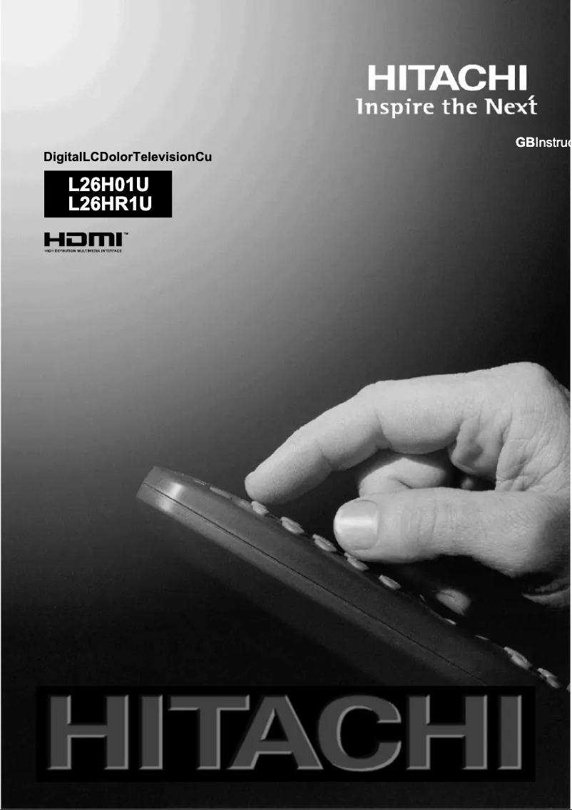 Page 1 de la notice Manuel utilisateur Hitachi L26HR1U