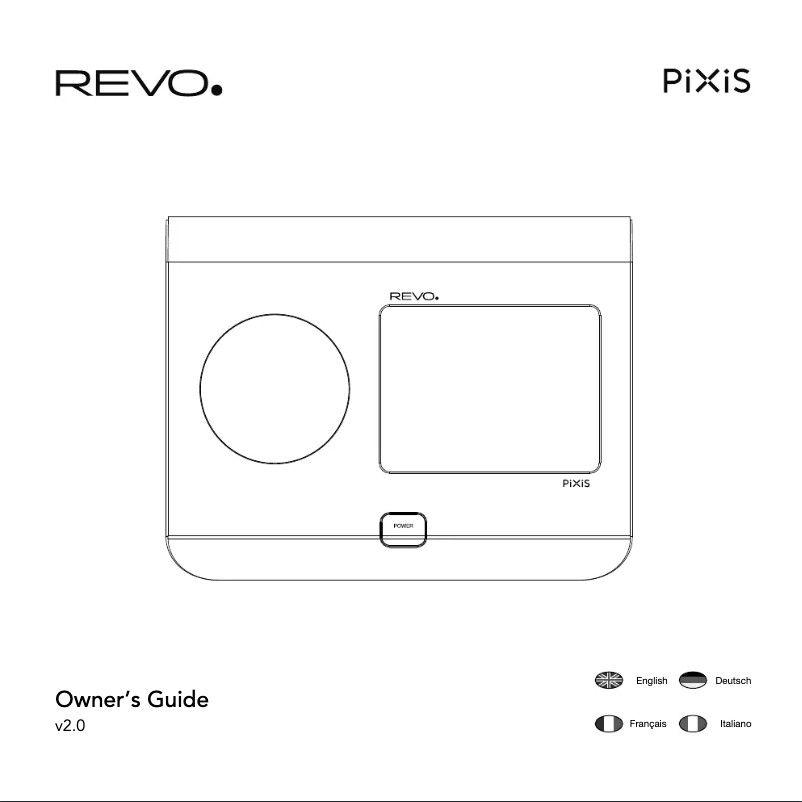 Page 1 de la notice Manuel utilisateur REVO PIXIS