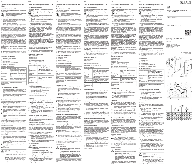 Página 1 del manual Manual de usuario JUNG BTAL17181