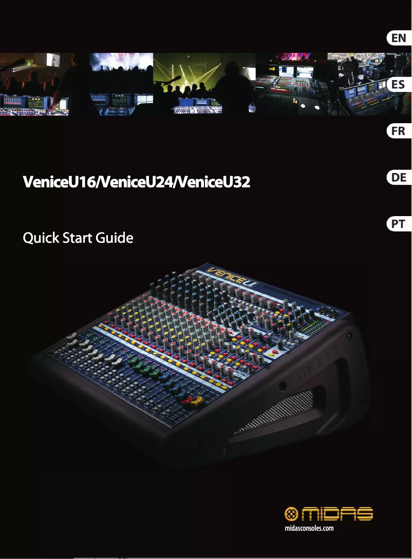 Image de la première page du manuel de l'appareil Venice U32