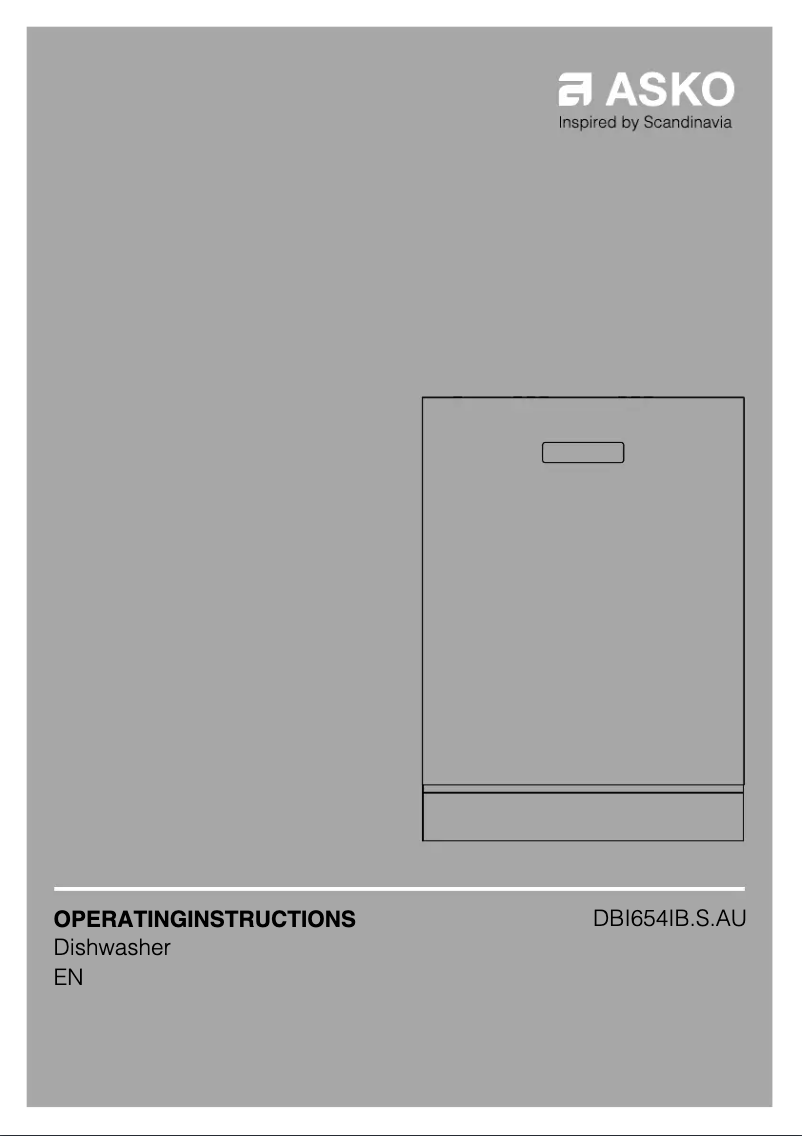 Image de la première page du manuel de l'appareil DBI654IB.S.AU