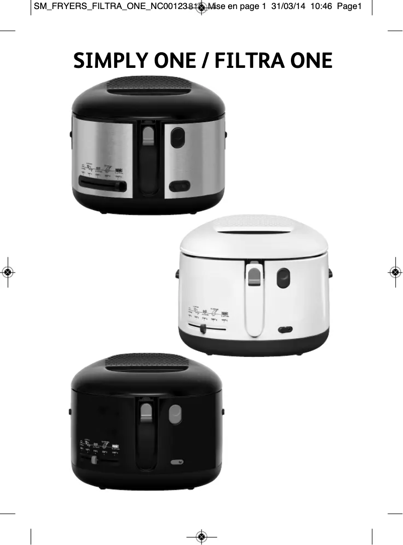 Page n°1 - Manuel utilisateur Tefal FF175D71