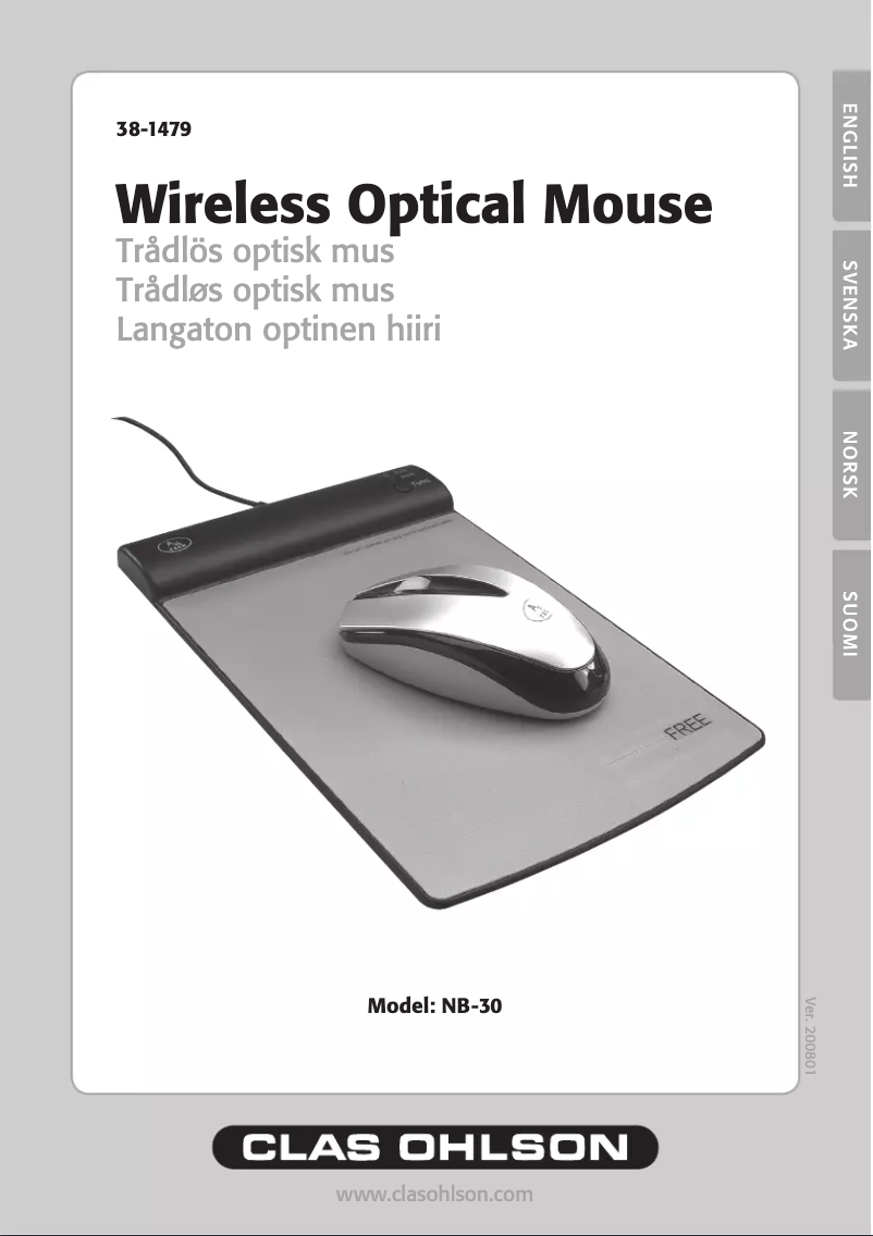 Image de la première page du manuel de l'appareil NB-30