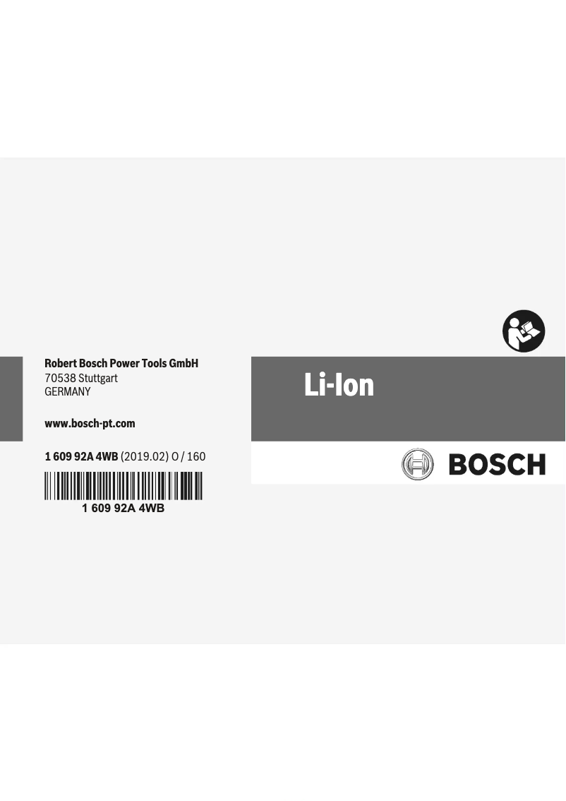 Page 1 of the manual Installation Guide Bosch BCS82KA14