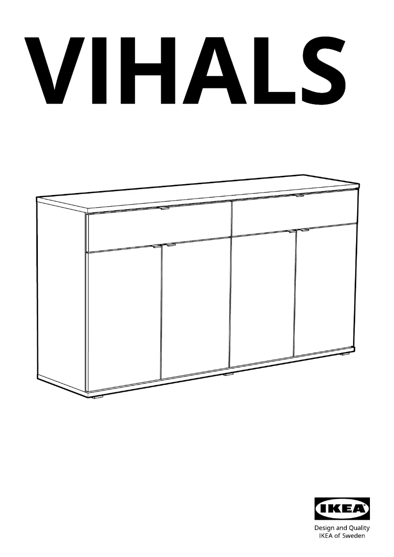 Página 1 del manual Manual de usuario Ikea VIHALS 304.917.18