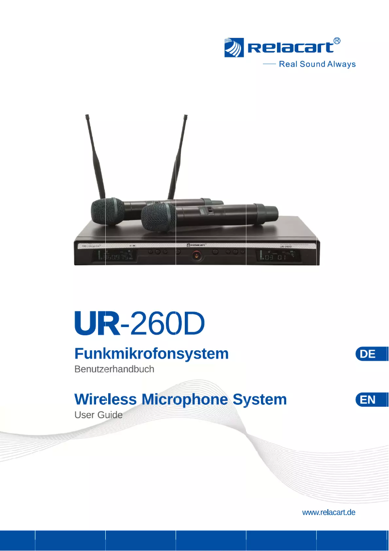 Image de la première page du manuel de l'appareil UR-260D