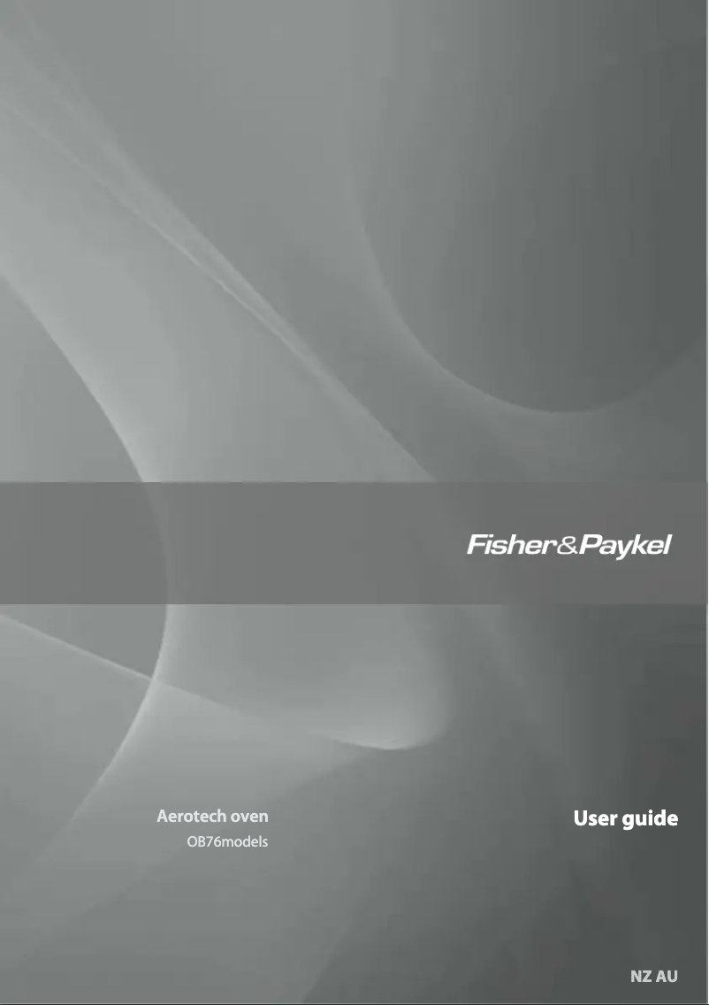 Image de la première page du manuel de l'appareil OB76SDEPX2