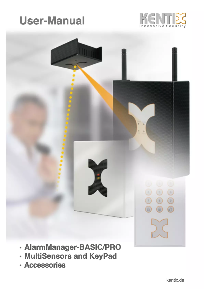 Page 1 de la notice Manuel utilisateur Kentix KMS-LAN-RF-B