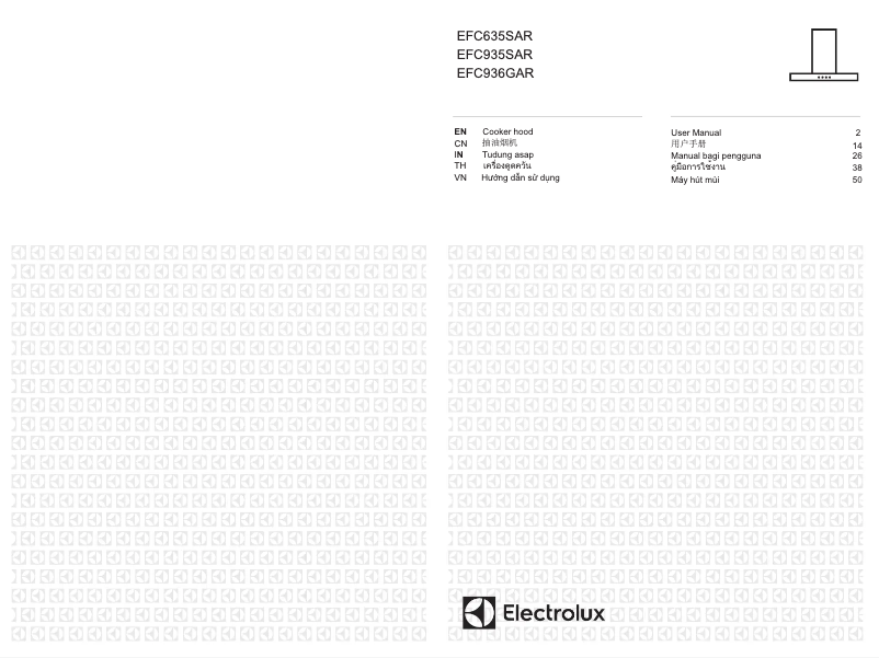 Page n°1 - Manuel utilisateur Electrolux EFC936GAR