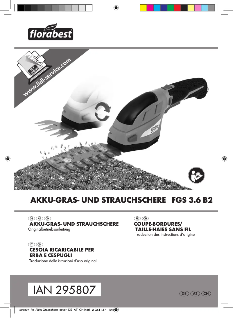 Image de la première page du manuel de l'appareil FGS 3.6 B2