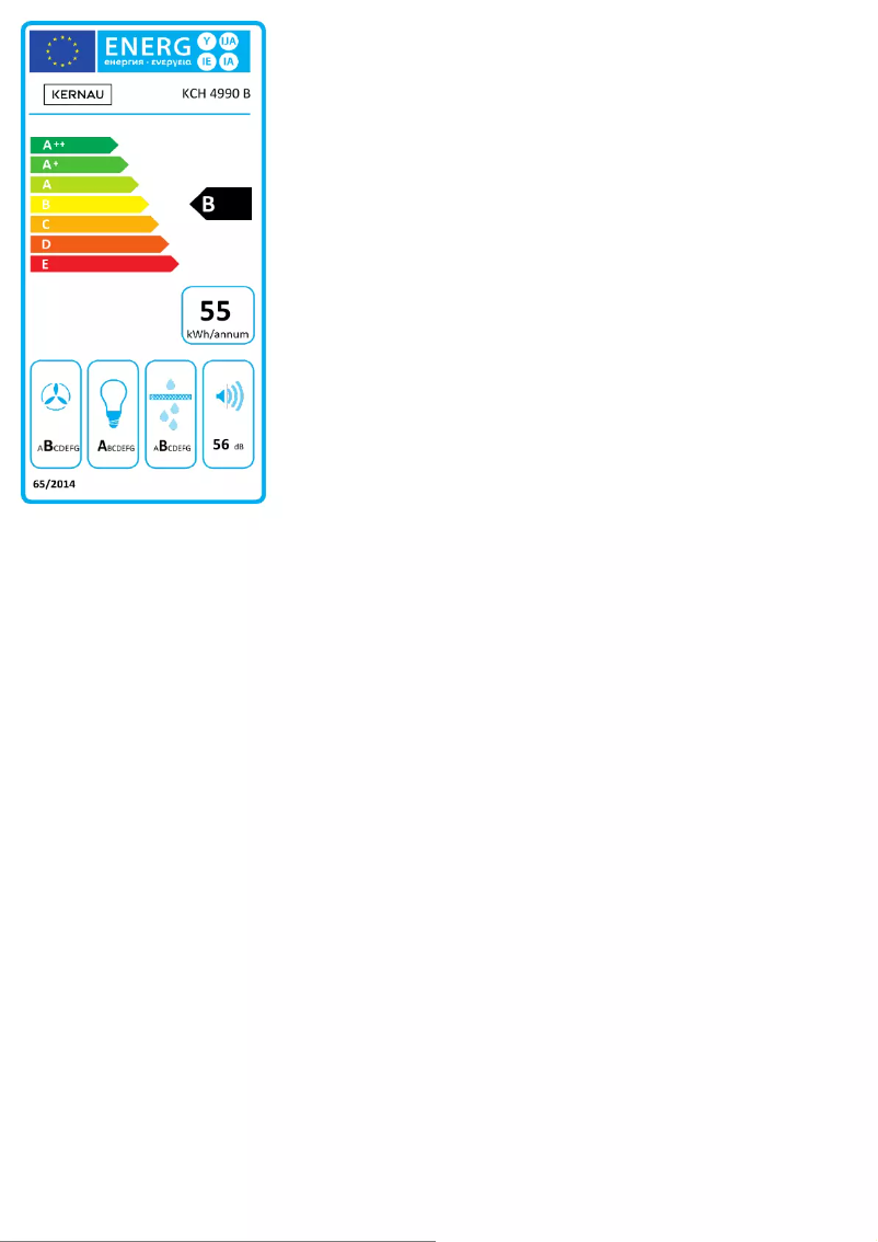 Page n°1 - Label énergétique Kernau KCH 4990 B
